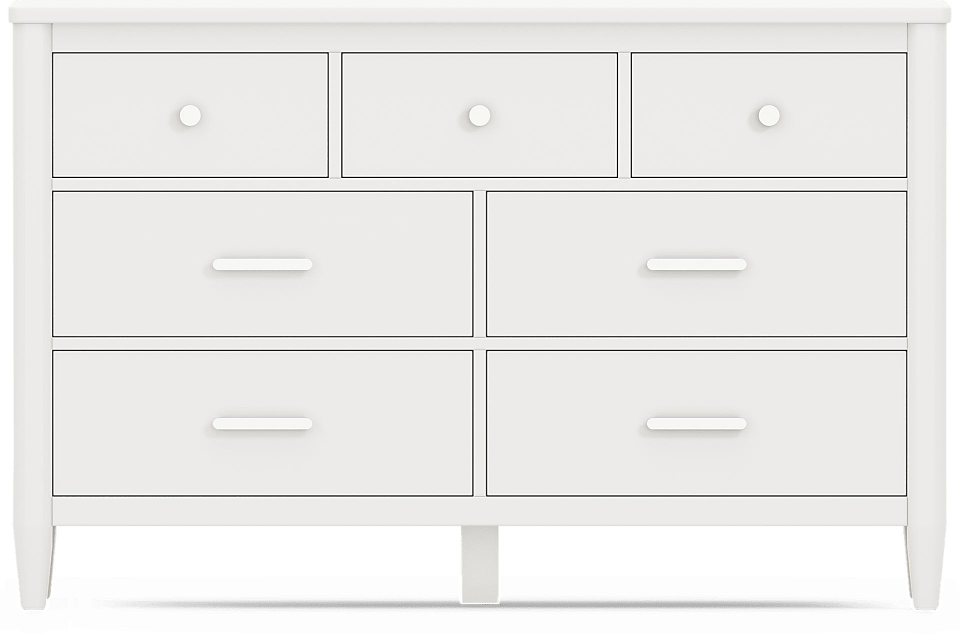 Kids Modern Colors White Full Panel Bedroom - Image 4