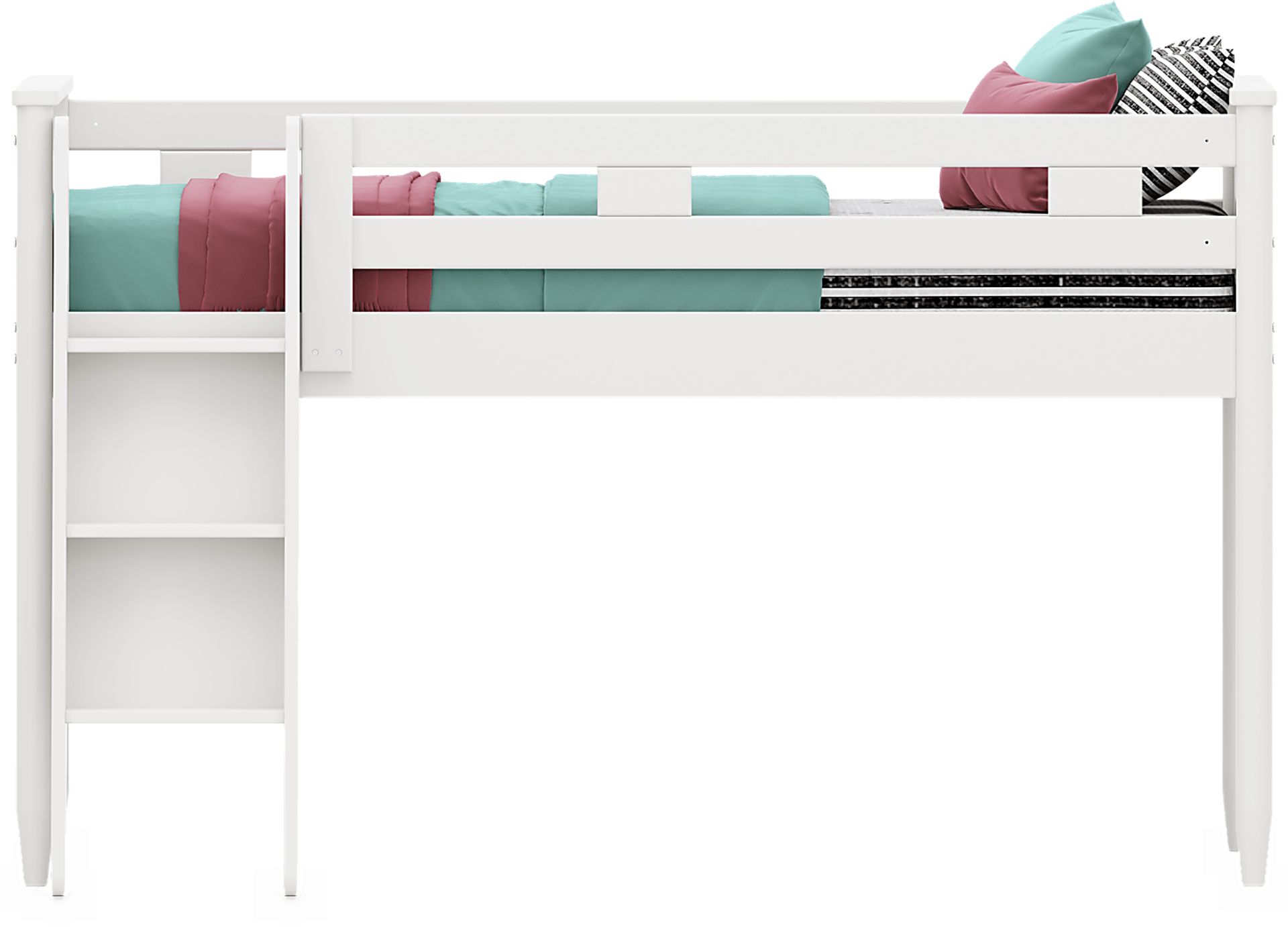 Kids Modern Colors White Full Loft - Image 2