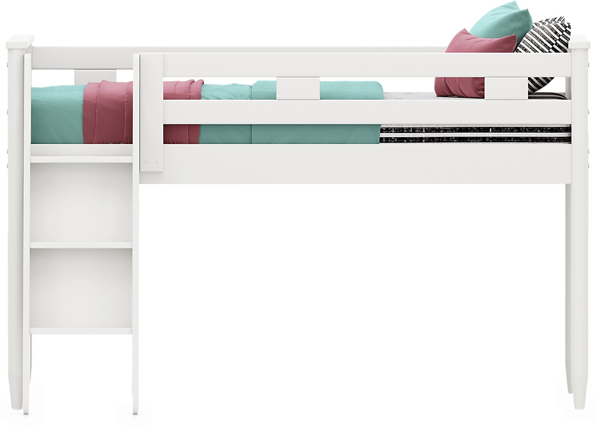 Kids Modern Colors White Full Loft - Image 2