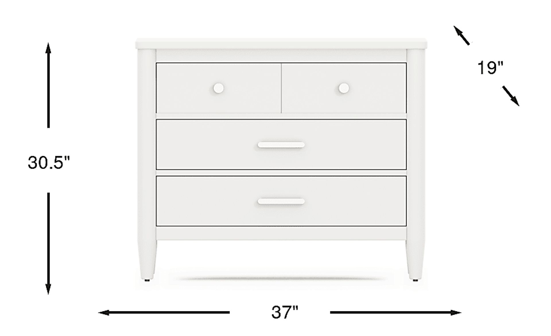 Dimension Image. Please refer to the Dimension Tab on this page for dimension details.