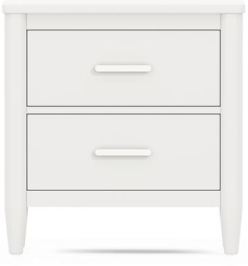 Kids Modern Colors White Nightstand
