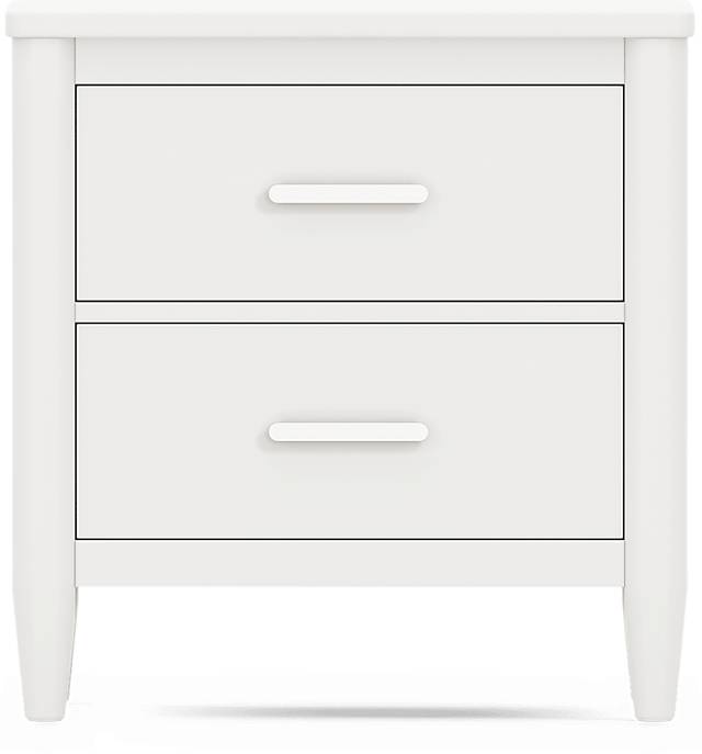 Kids Modern Colors White Nightstand - Thumbnail - Image 1