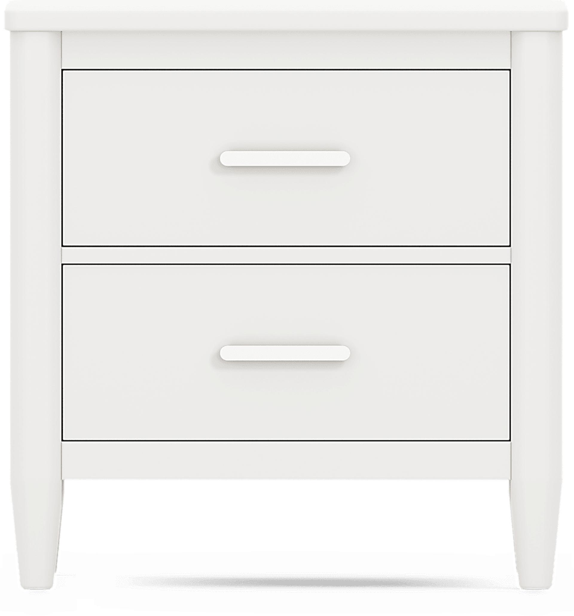 Kids Modern Colors White Nightstand