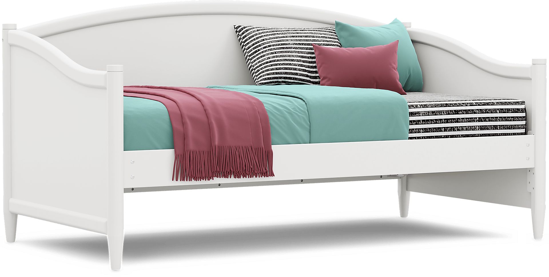 Kids Modern Colors White Twin Daybed - Image 3