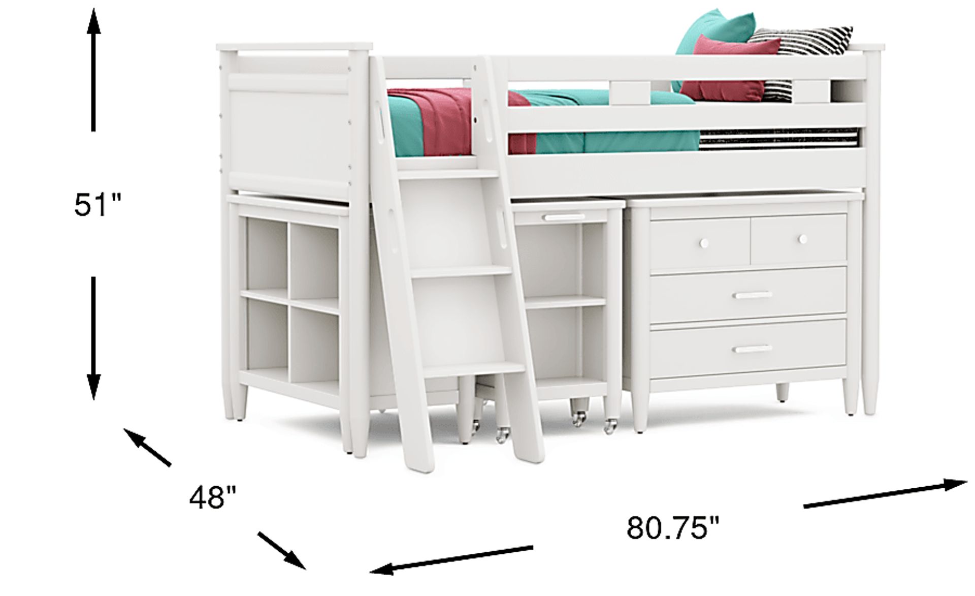 Dimension Image. Please refer to the Dimension Tab on this page for dimension details.