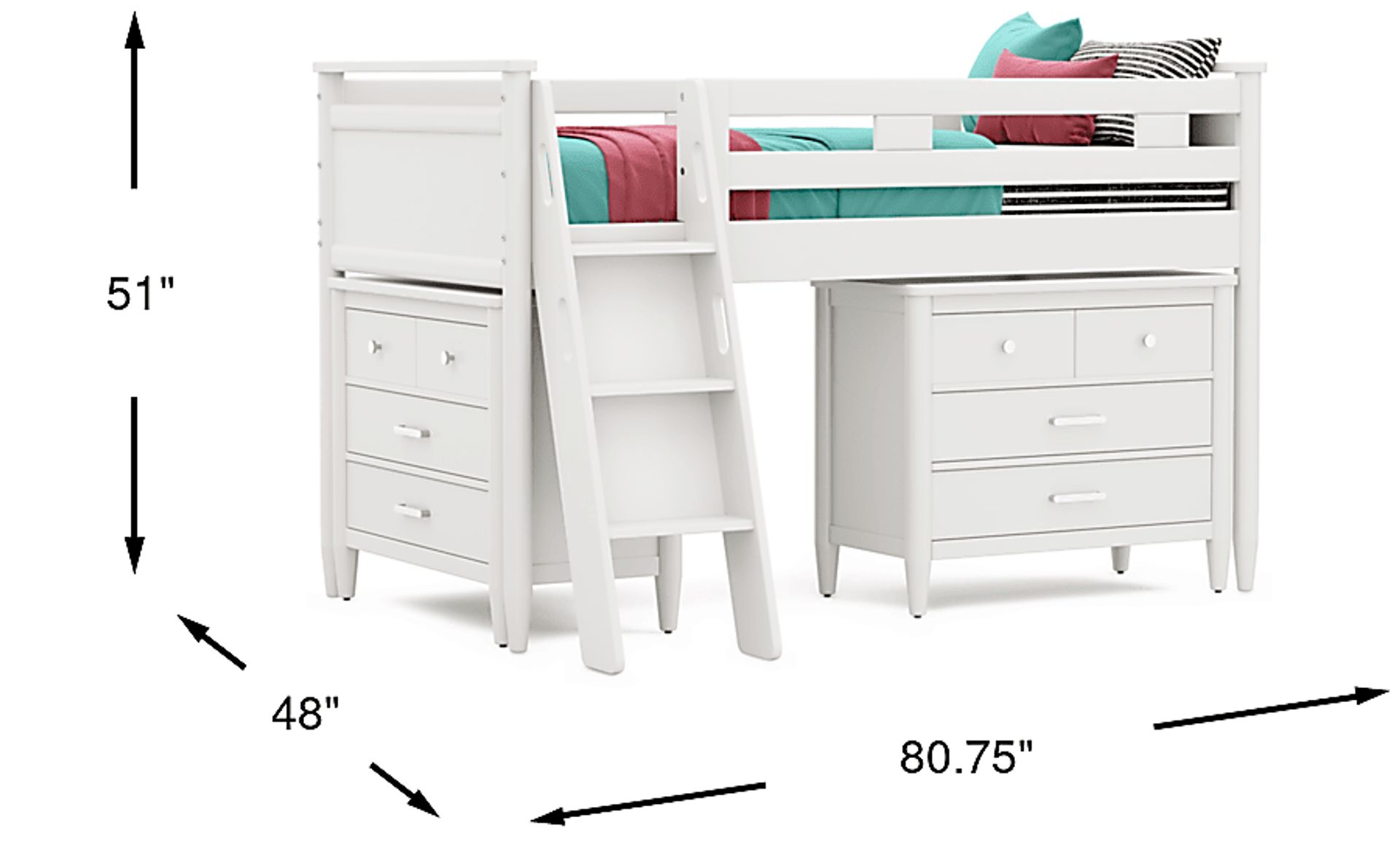 Dimension Image. Please refer to the Dimension Tab on this page for dimension details.