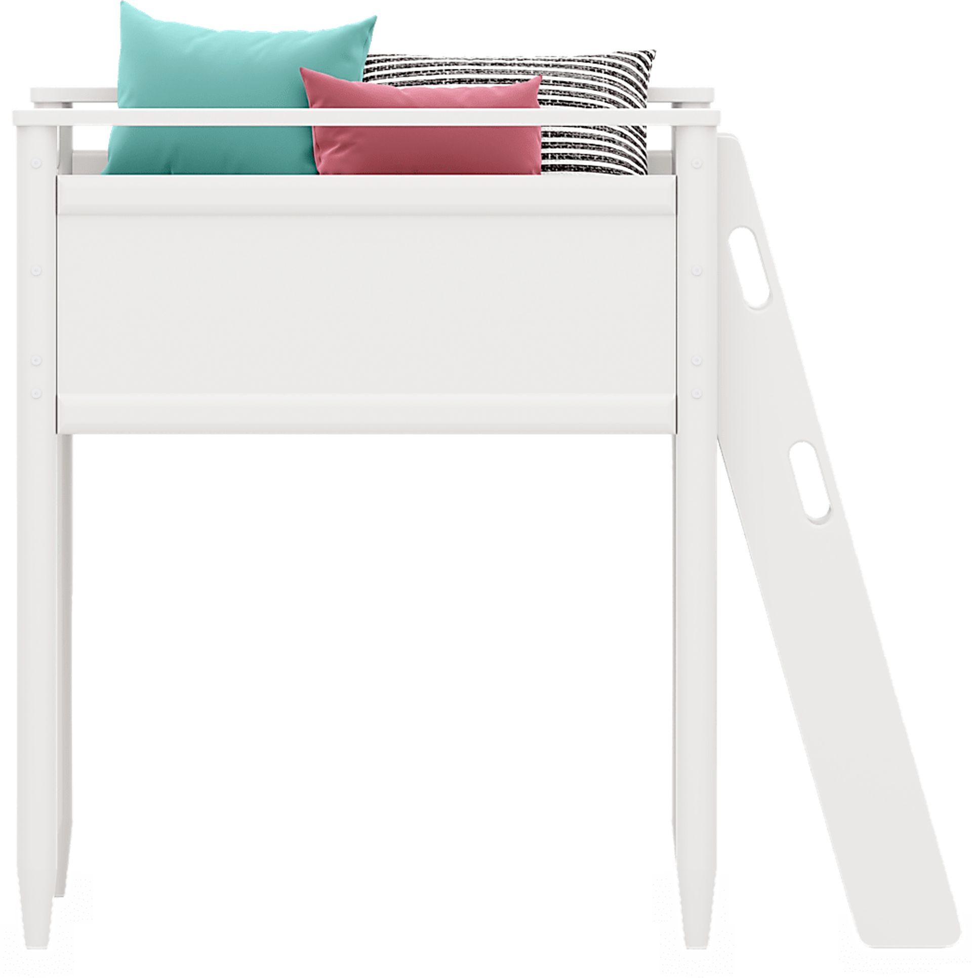Kids Modern Colors White Twin Loft - Image 3