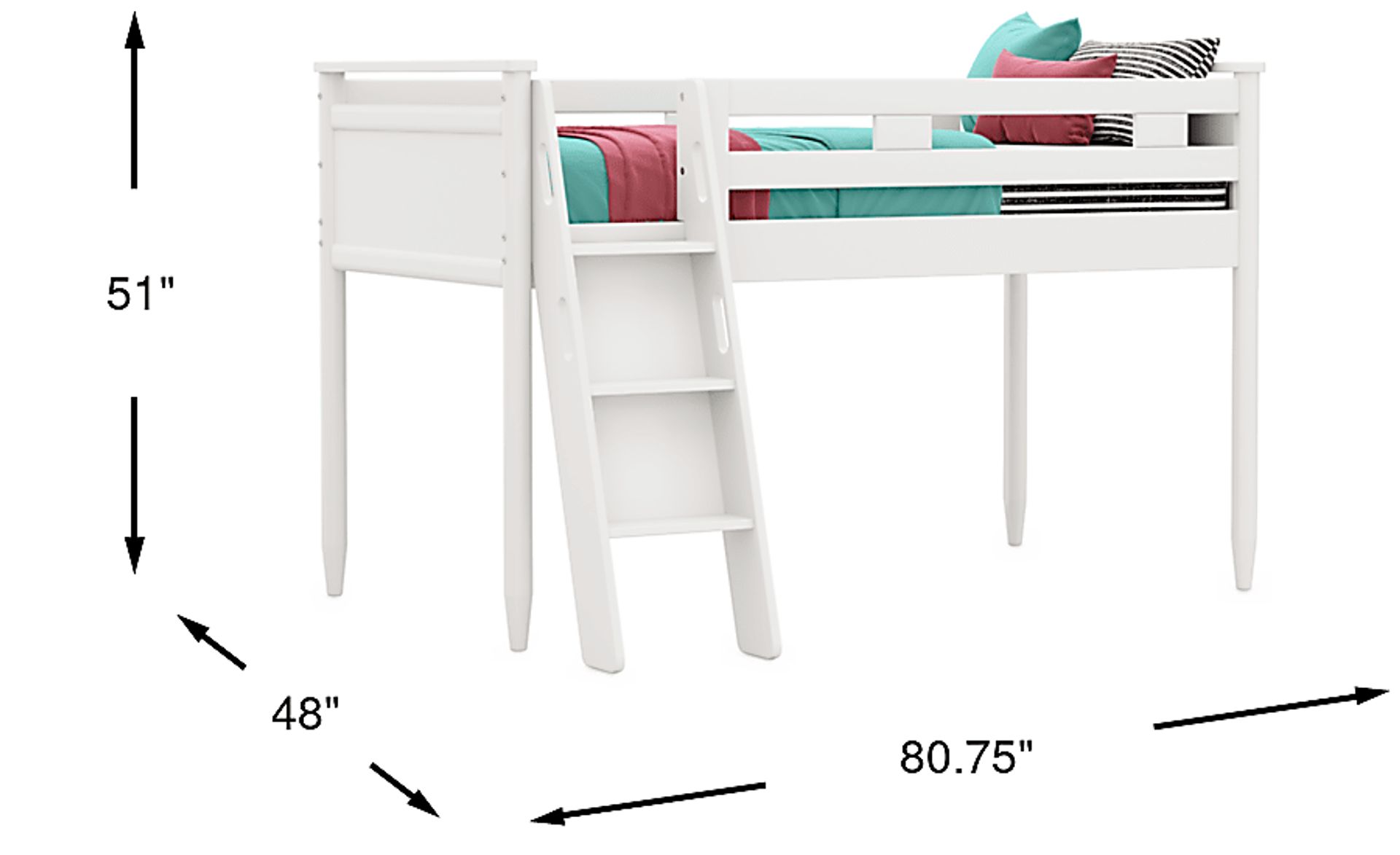 Dimension Image. Please refer to the Dimension Tab on this page for dimension details.