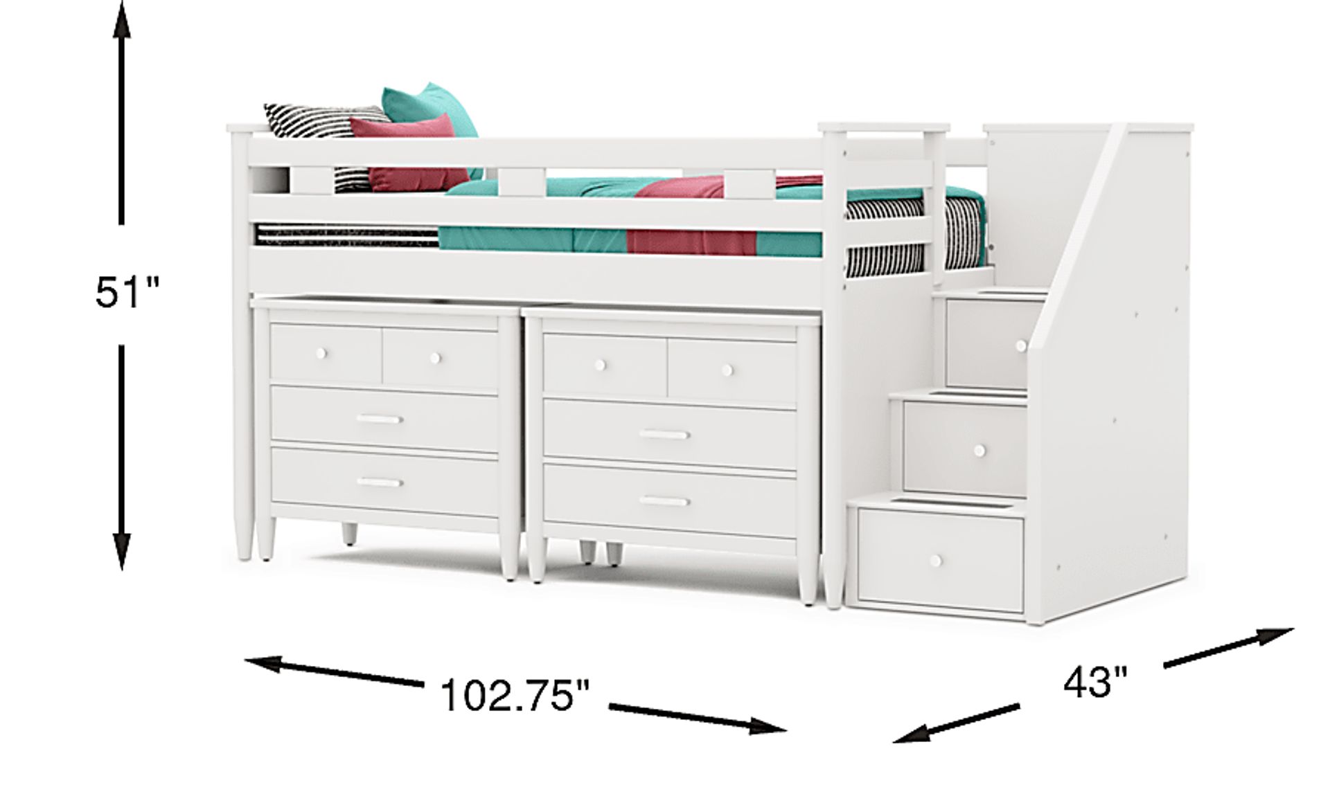 Dimension Image. Please refer to the Dimension Tab on this page for dimension details.