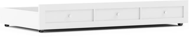Kids Modern Colors White Twin Storage Trundle - Thumbnail - Image 1