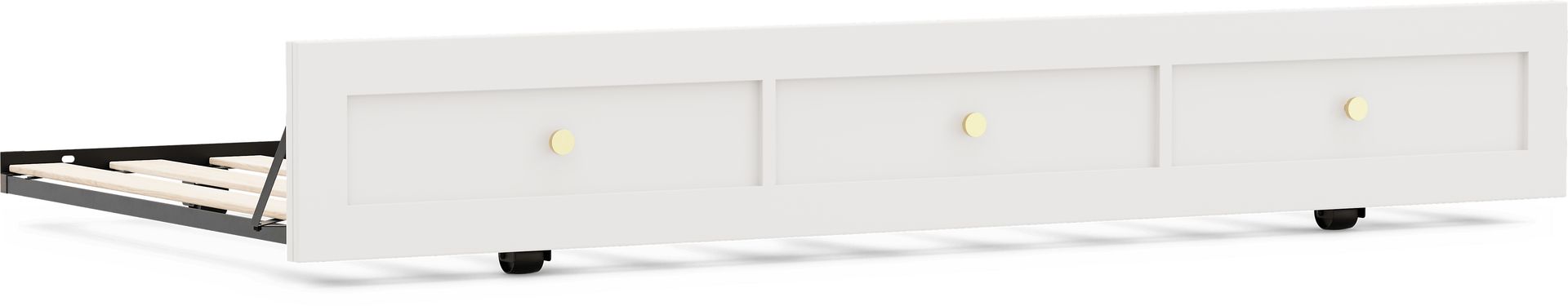 Kids Modern Colors White Twin Trundle - Image 2