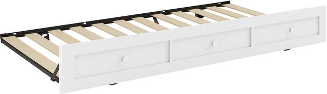 Kids Modern Colors White Twin Trundle - Thumbnail - Image 1