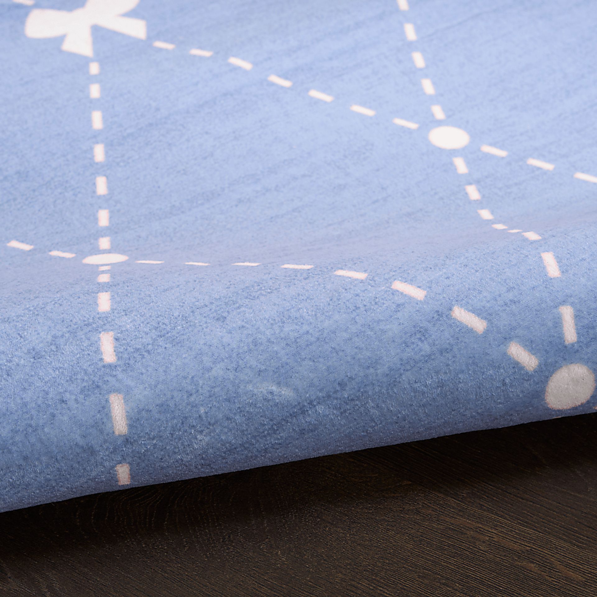 Kids Modest Bow Blue 3'5 x 5' Rug - Image 8