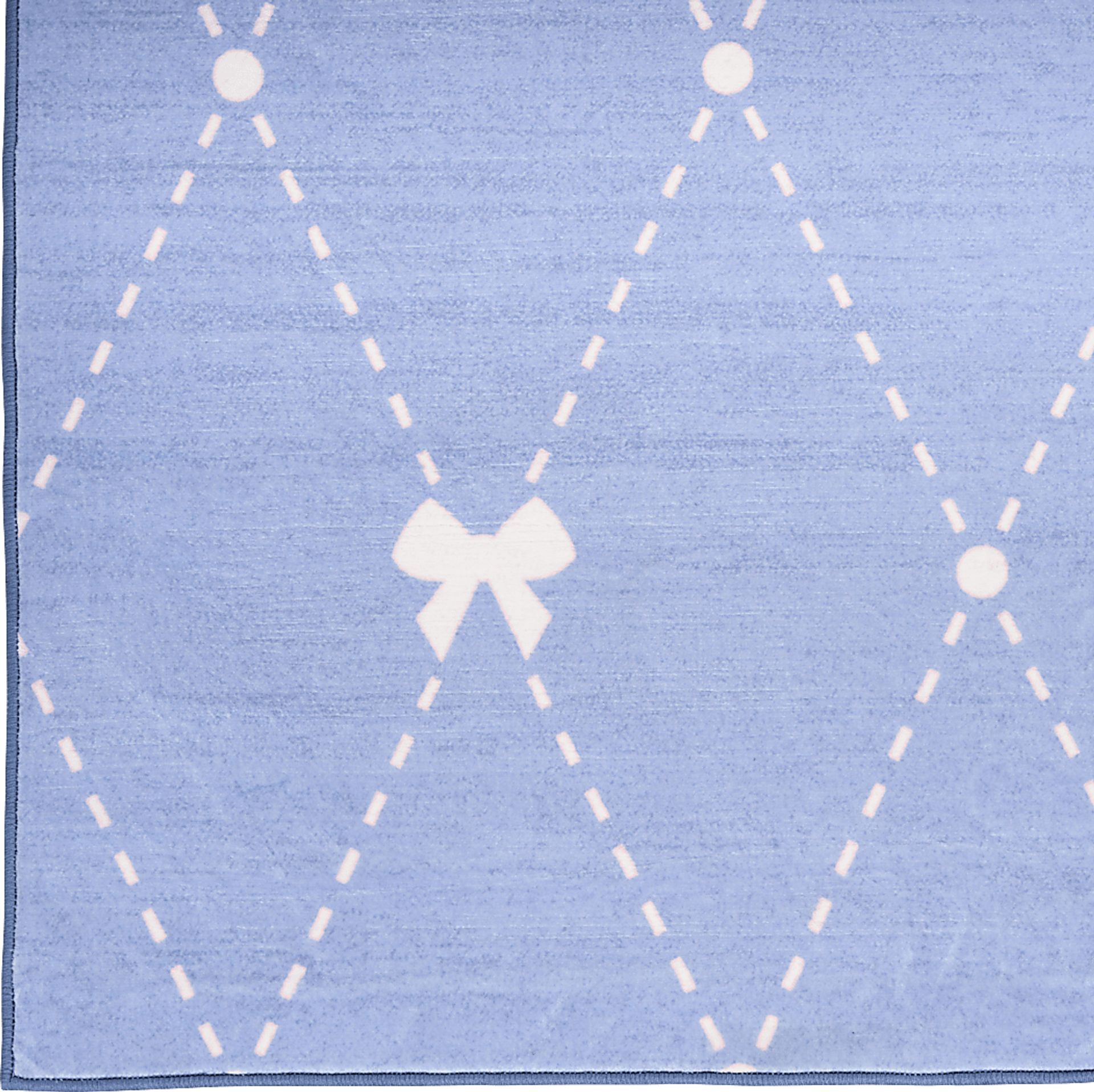 Kids Modest Bow Blue 3'5 x 5' Rug - Image 4
