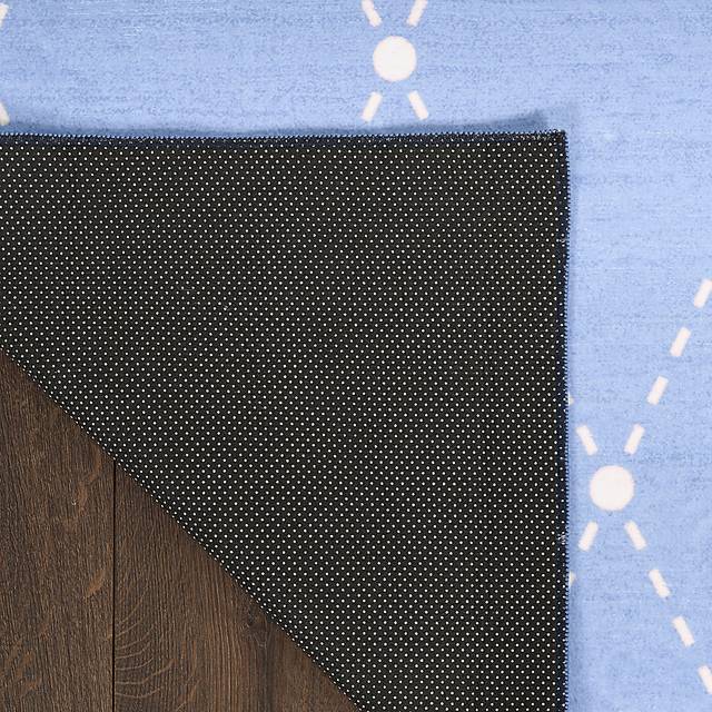 Kids Modest Bow Blue 3'5 x 5' Rug - Thumbnail - Image 5