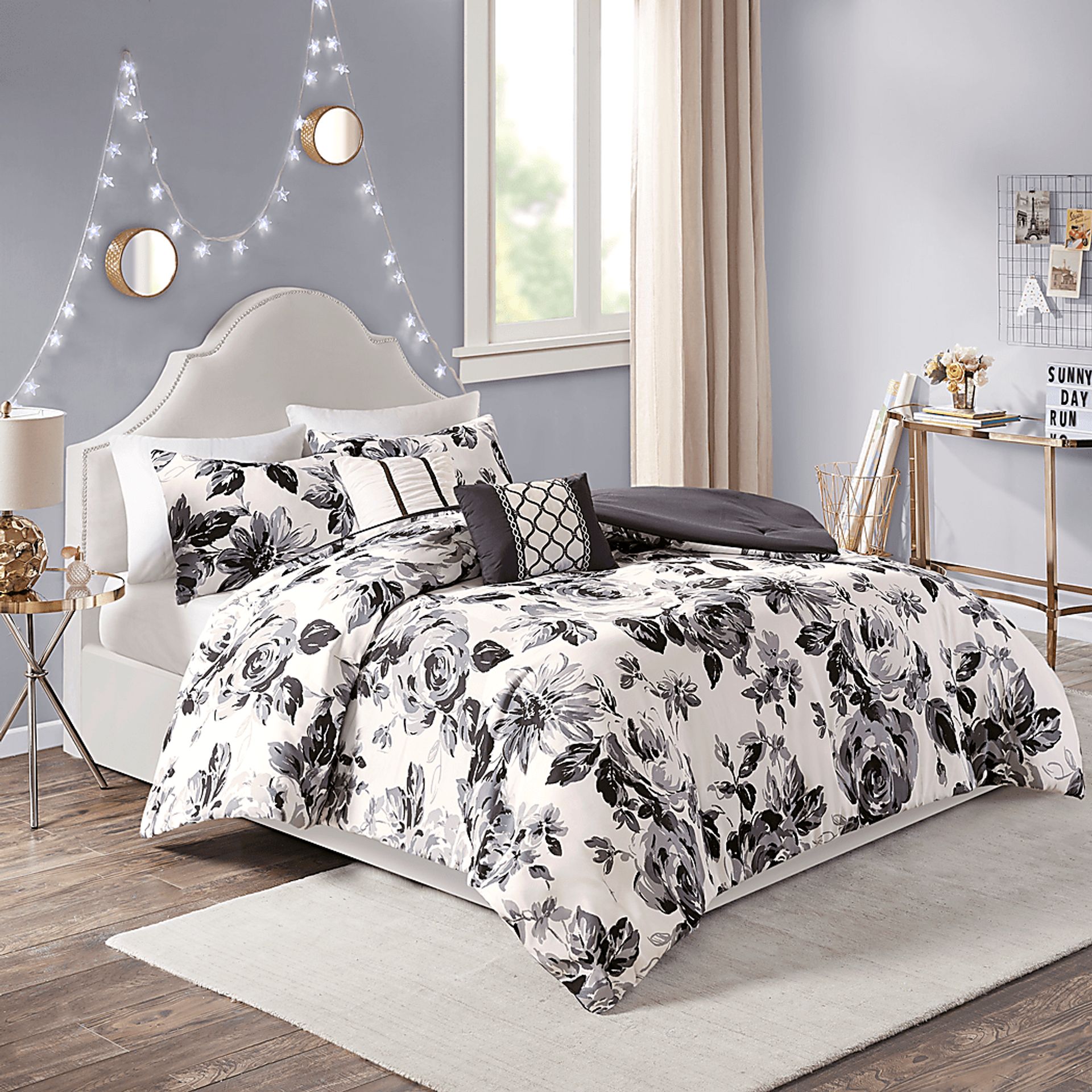 Kids Monochroma Black Twin XL Comforter Set - Image 2