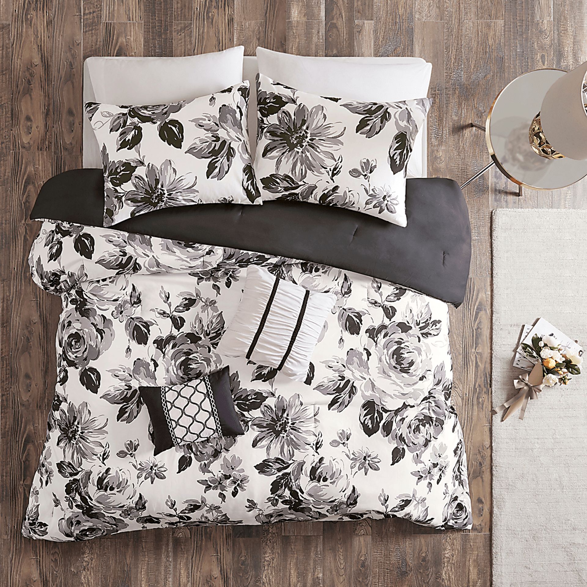 Kids Monochroma Black Twin XL Comforter Set - Image 3