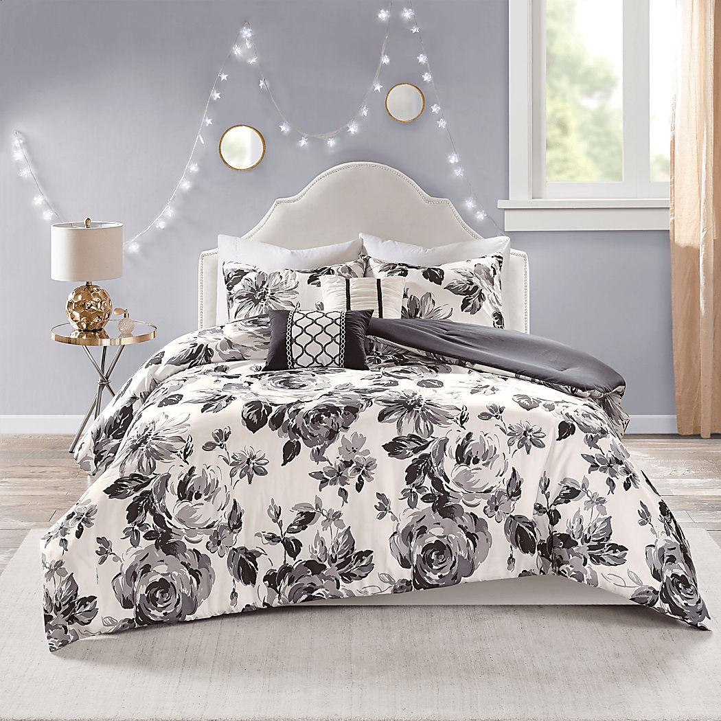 Kids Monochroma Black Full/Queen Comforter Set