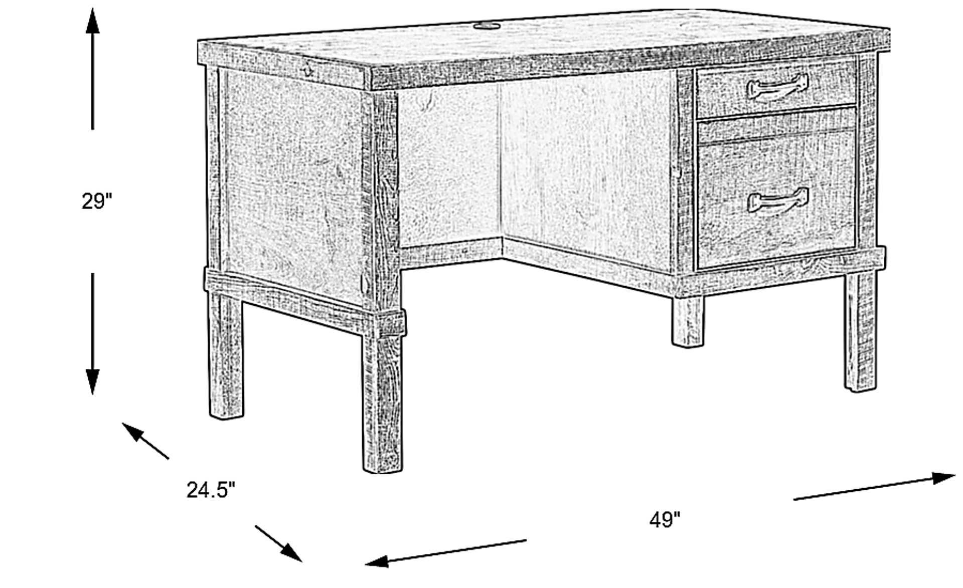 Dimension Image. Please refer to the Dimension Tab on this page for dimension details.