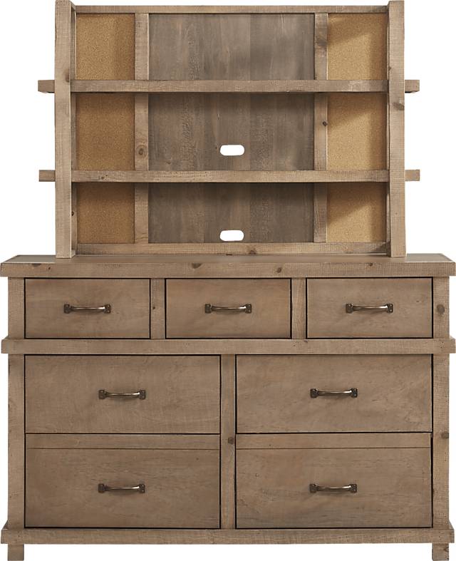 Kids Montana 2.0 Driftwood 5 Pc Full Bookcase Bedroom - Thumbnail - Image 3