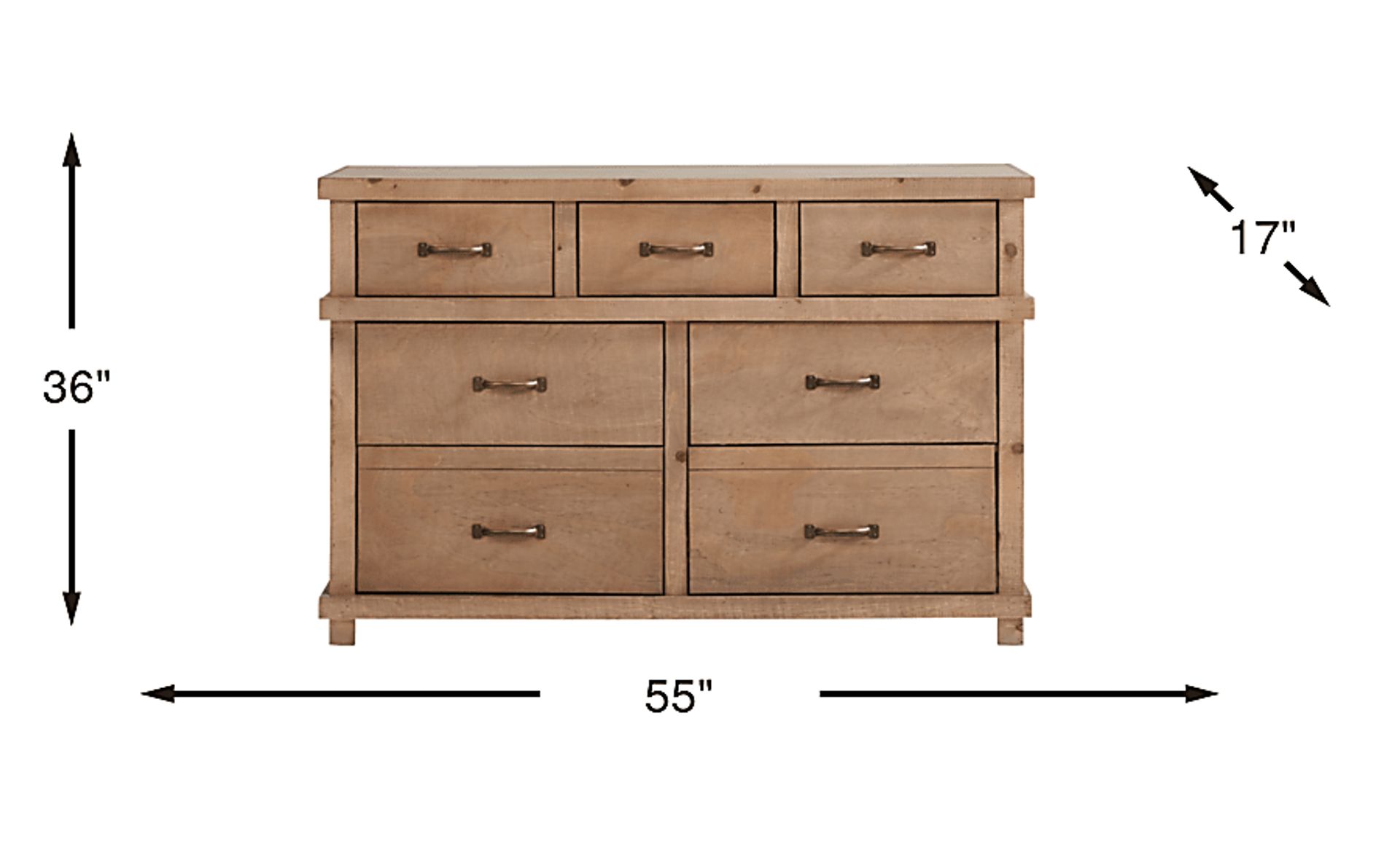 Dimension Image. Please refer to the Dimension Tab on this page for dimension details.