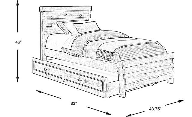Dimension Image. Please refer to the Dimension Tab on this page for dimension details.