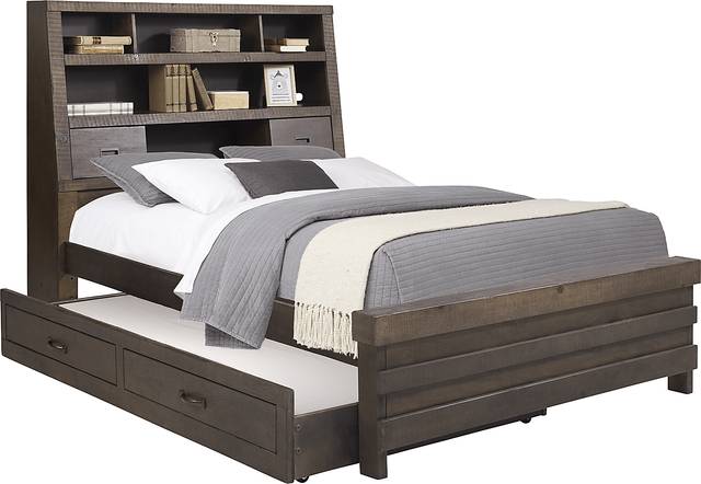 Kids Montana 2.0 Espresso 3 Pc Full Bookcase Bed - Thumbnail - Image 4