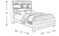 Kids Montana 2.0 Espresso 3 Pc Full Bookcase Bed