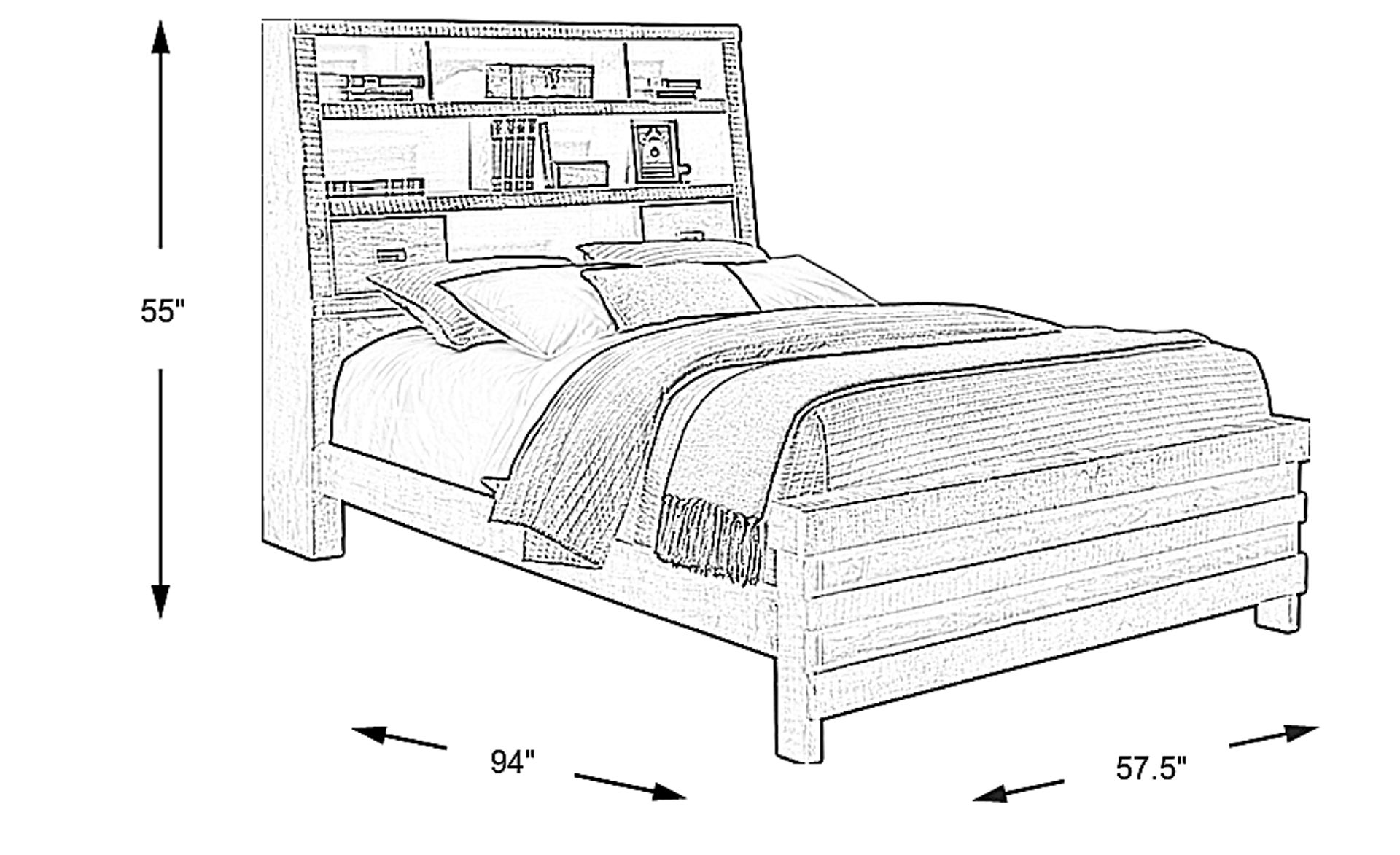 Dimension Image. Please refer to the Dimension Tab on this page for dimension details.