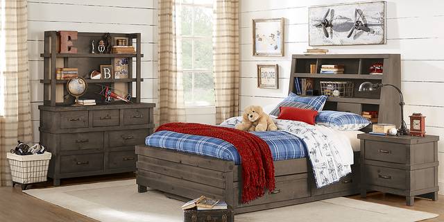 Kids Montana 2.0 Espresso 3 Pc Full Bookcase Bed - Thumbnail - Image 3