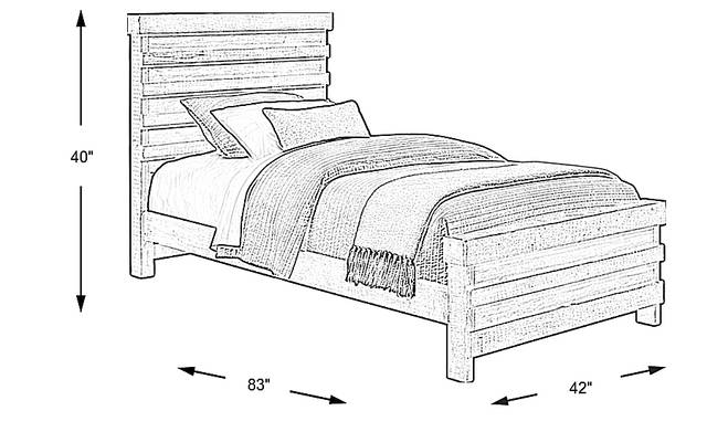 Dimension Image. Please refer to the Dimension Tab on this page for dimension details.