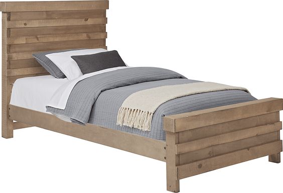Kids Montana 2.0 Driftwood 3 Pc Twin Panel Bed