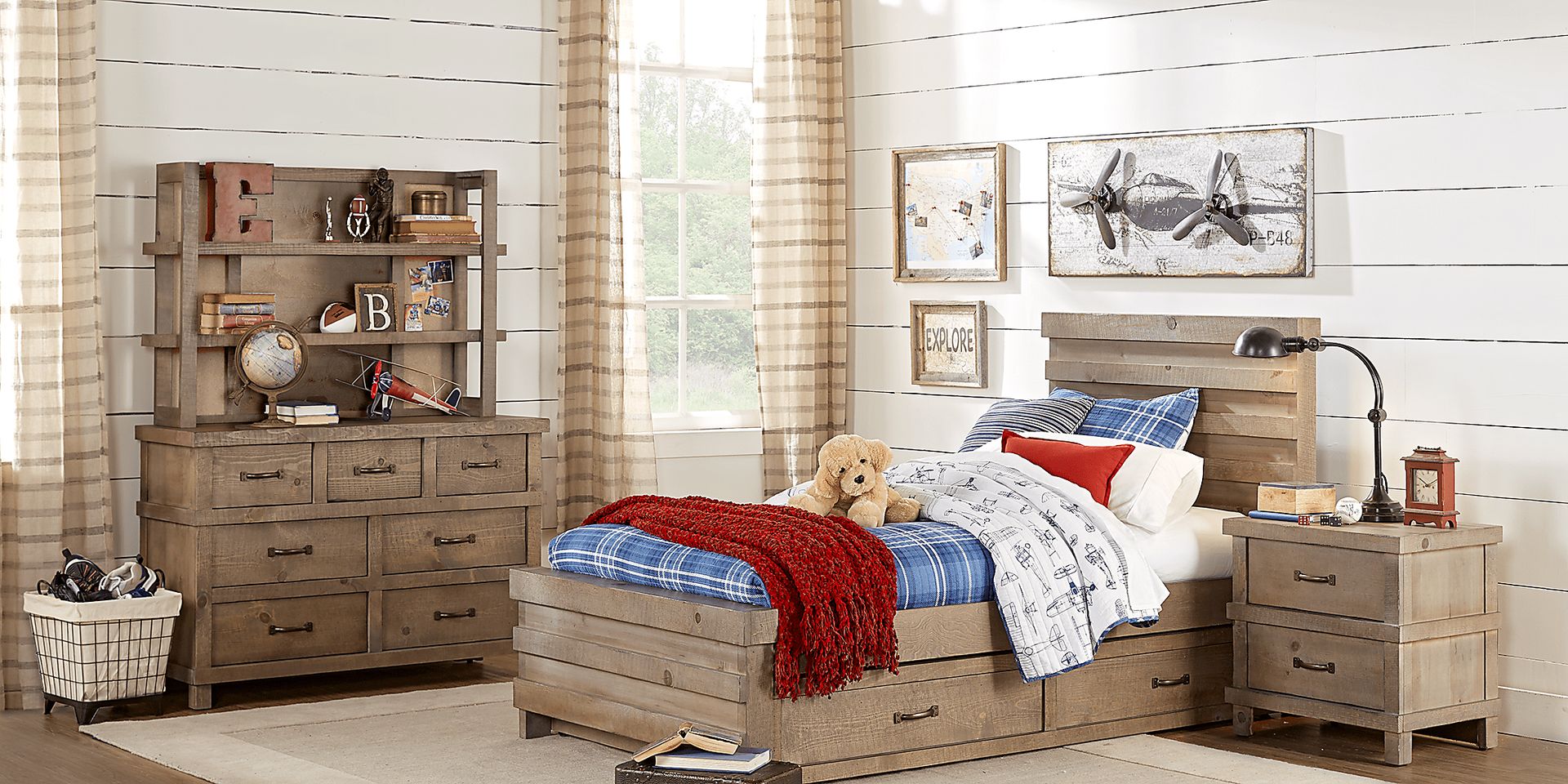 Kids Montana Driftwood 5 Pc Full Panel Bedroom - Image 2