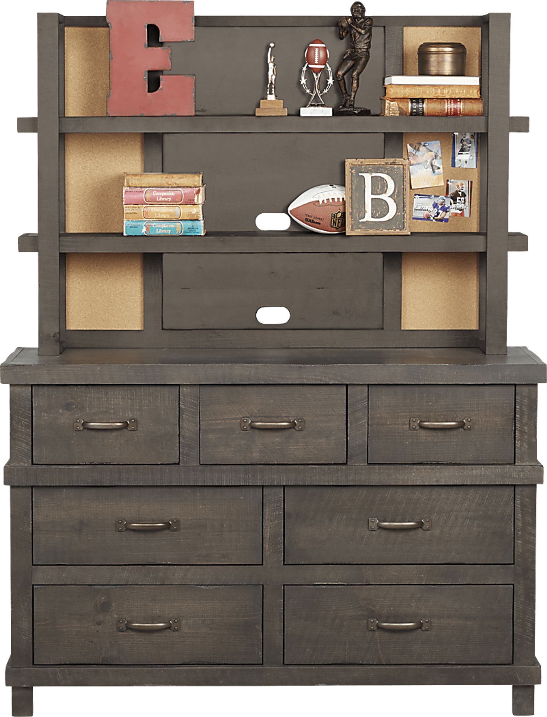 Kids Montana Espresso 5 Pc Twin Bookcase Bedroom - Image 5