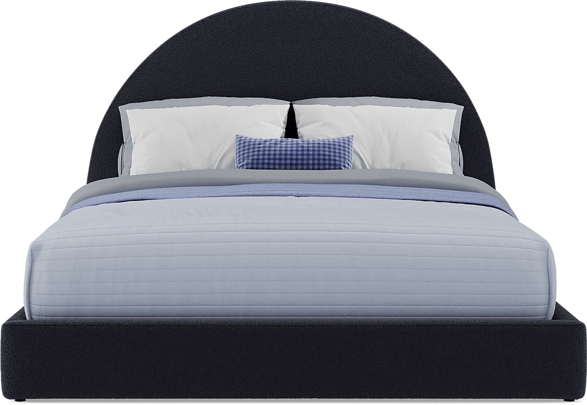 Kids Moonstone Navy Queen Upholstered Bed - Image 5