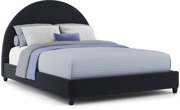 Kids Moonstone Navy 3 Pc Queen Upholstered Bed