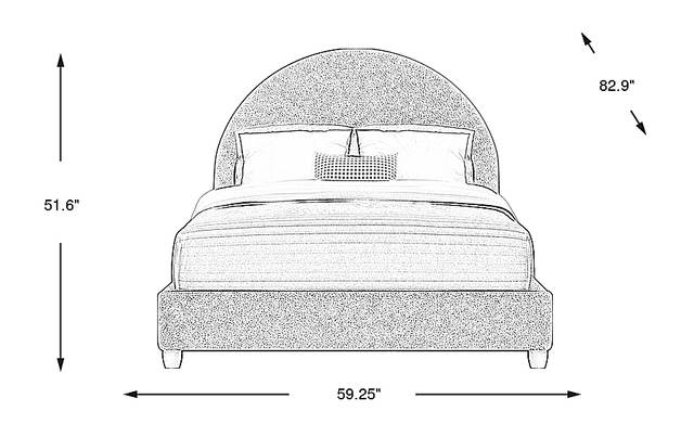 Dimension Image. Please refer to the Dimension Tab on this page for dimension details.