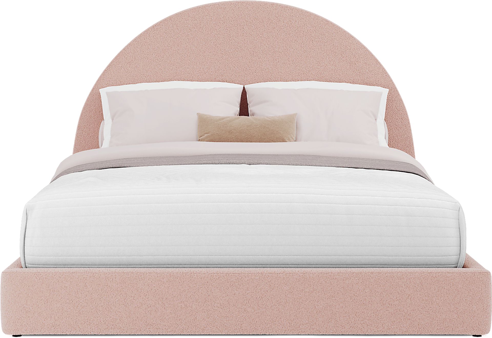 Kids Moonstone Pink Queen Upholstered Bed - Image 4