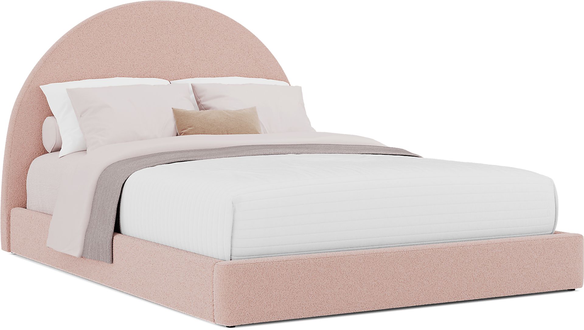 Kids Moonstone Pink Queen Upholstered Bed - Image 5