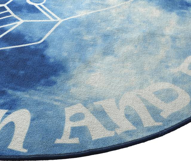 Kids Moonstruck Explorer Blue 5' Round Rug - Thumbnail - Image 3