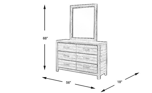 Dimension Image. Please refer to the Dimension Tab on this page for dimension details.