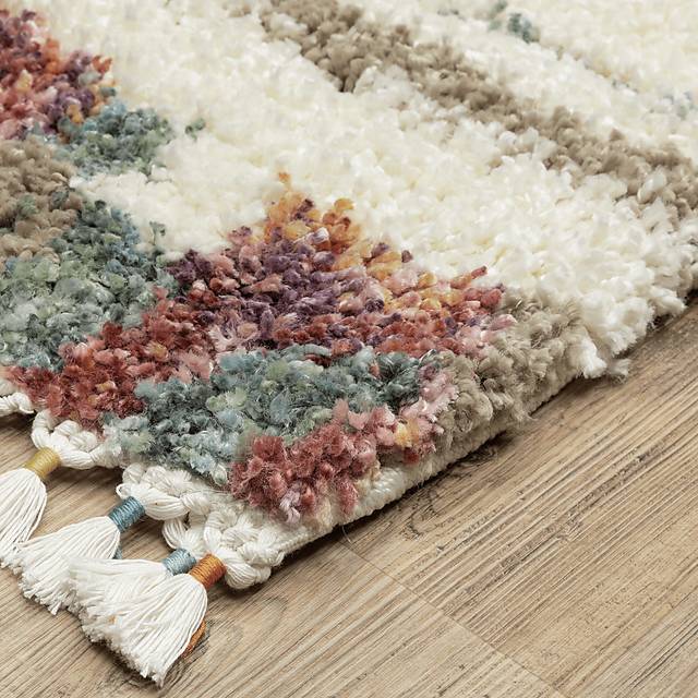Kids Moroccan Maze Multi 5'3 x 7'6 Rug - Thumbnail - Image 3