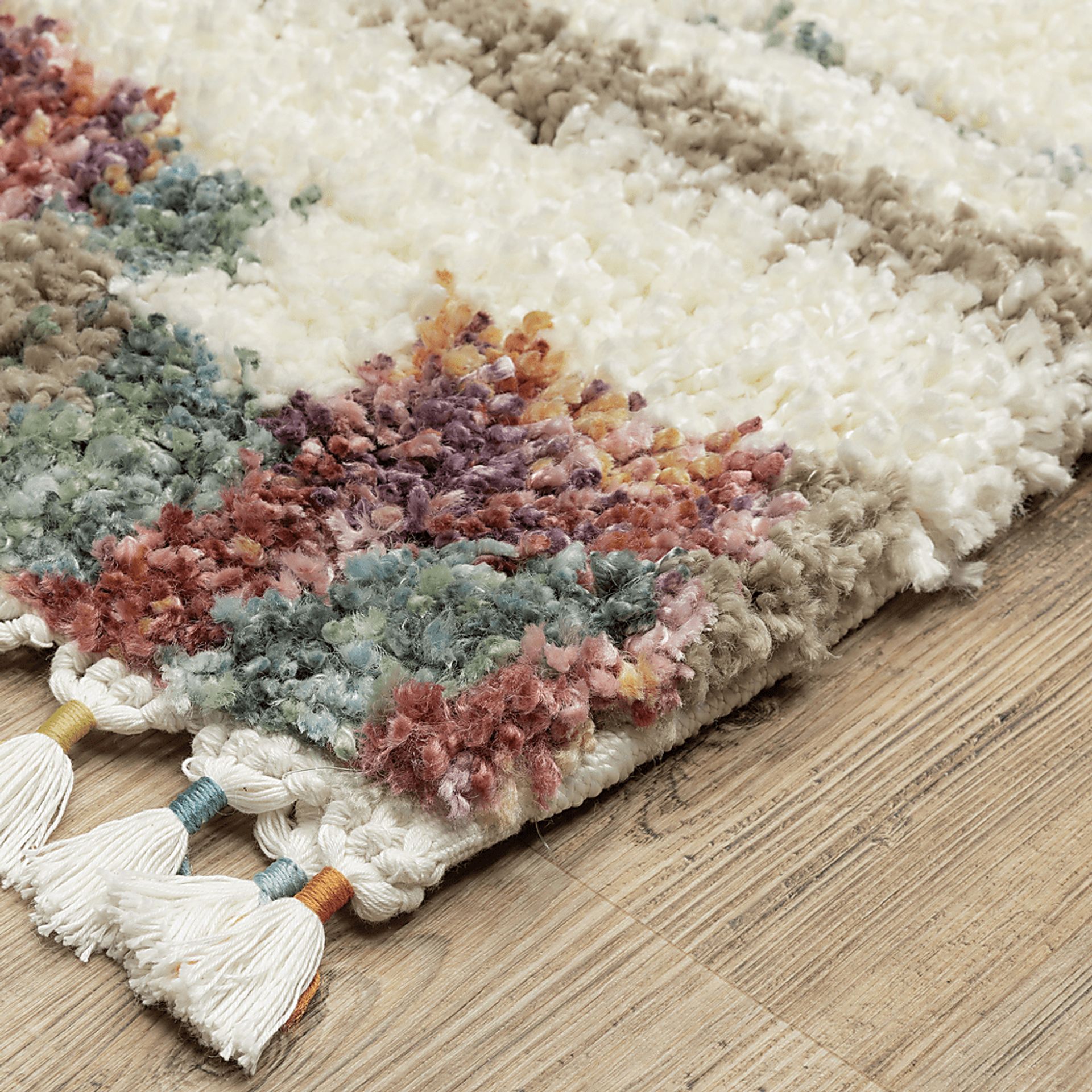 Kids Moroccan Maze Multi 5'3 x 7'6 Rug - Image 3