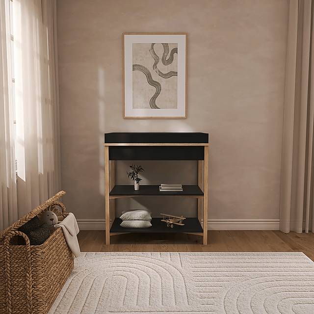 Kids Mosar Black Changing Table - Thumbnail - Image 2