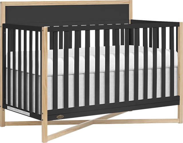 Kids Mosar Black Convertible Crib - Thumbnail - Image 5
