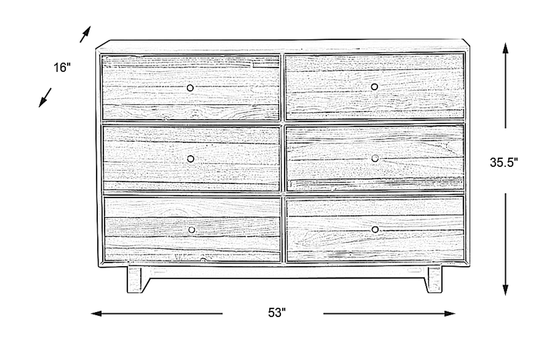 Dimension Image. Please refer to the Dimension Tab on this page for dimension details.