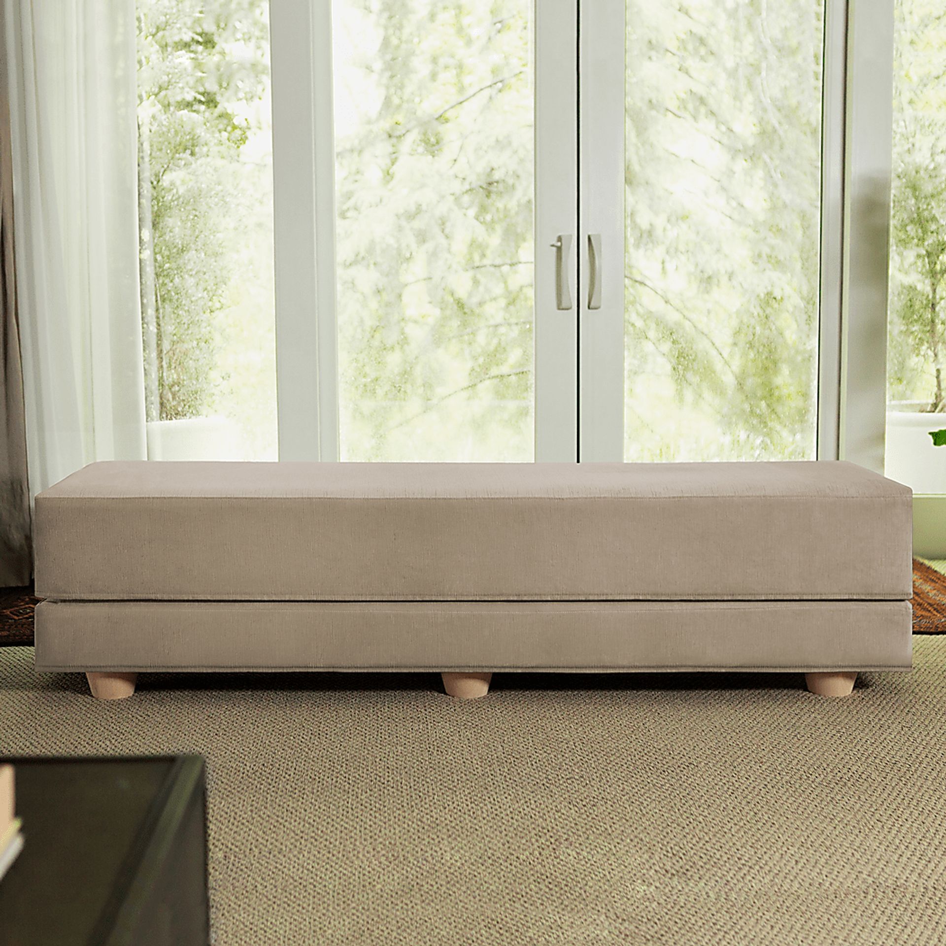 Mousley Ivory Convertible Bench - Image 4