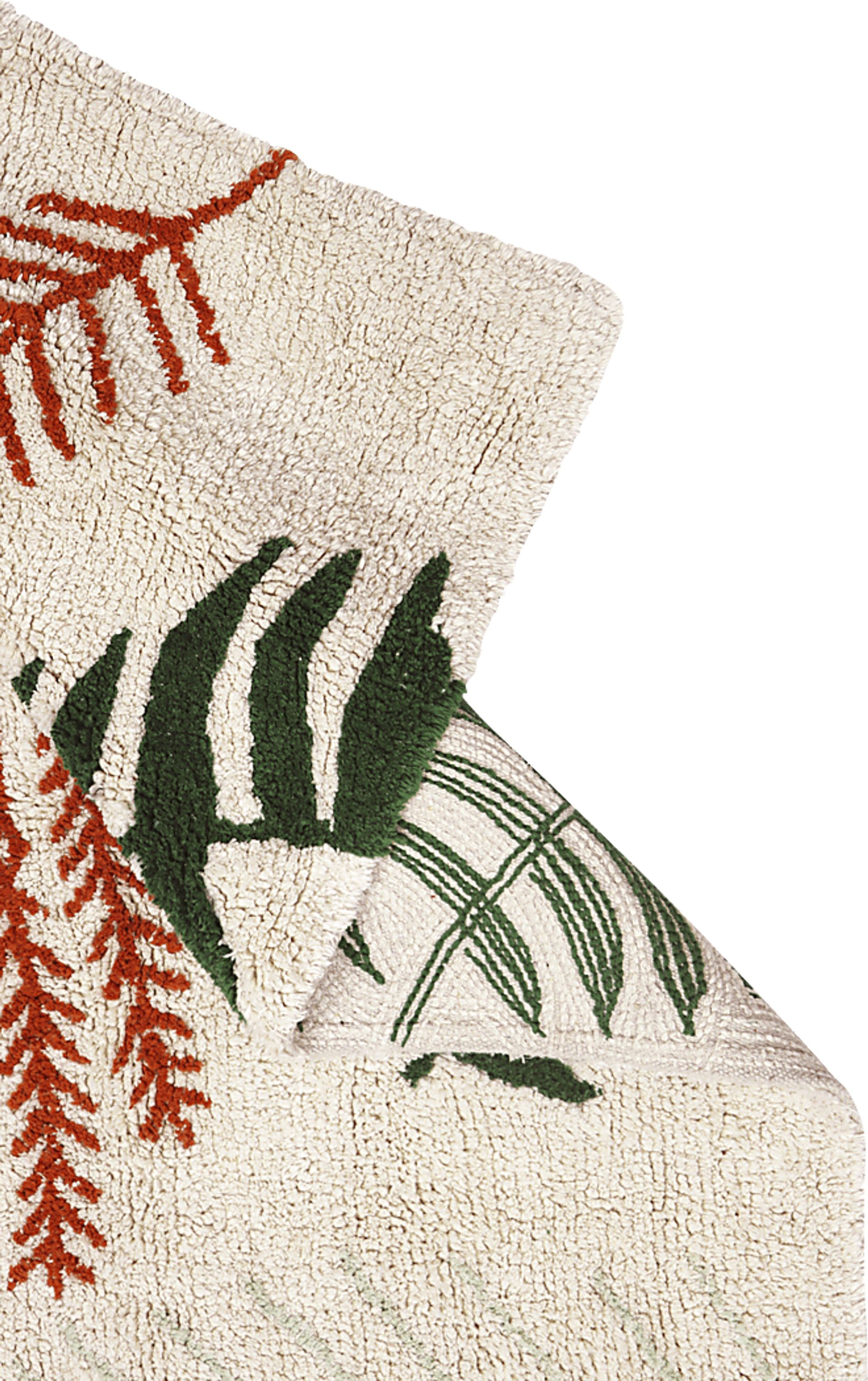 Kids Multi 5'7 x 8' Botanic Plants Machine Washable Rug - Image 8