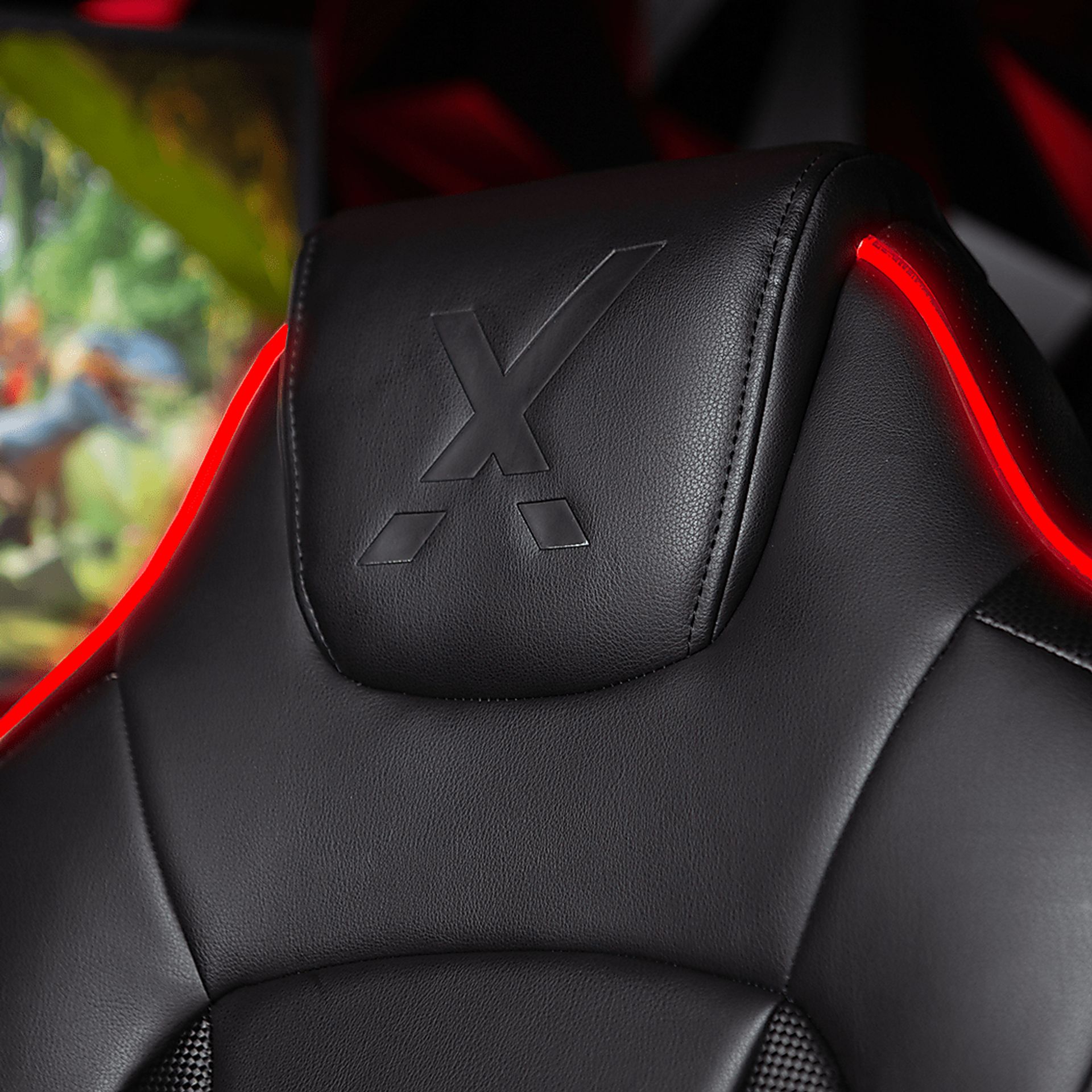 Kids Mundele Black LED Gaming Chair - Image 6
