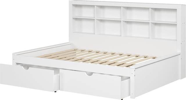 Kids Murifield White Full Daybed with Storage - Thumbnail - Image 2